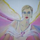 Model Angel I, 30x30cm, Oil on Canvas, �120