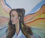 Model Angel III, 30x30cm, Oil on Canvas, �120