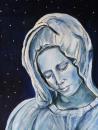 Michelangelo's Blue Madonna